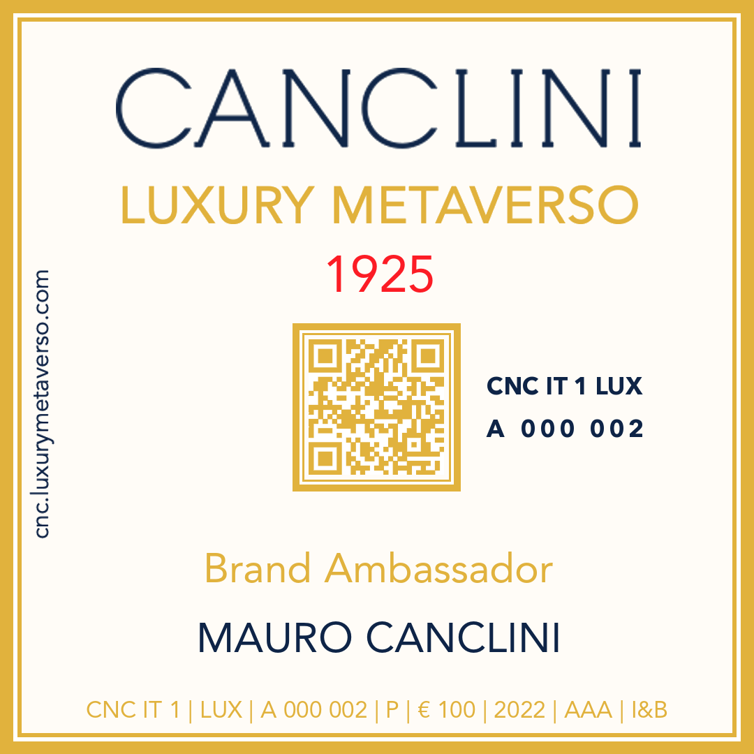 Canclini Luxury Metaverso - Token Id A 000 002 - MAURO CANCLINI