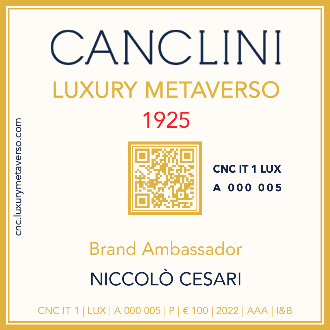 Canclini Luxury Metaverso - Token Id A 000 005 - NICCOLÒ CESARI